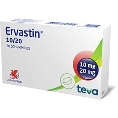 Ervastin 10/20 x 30 Comprimidos