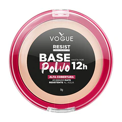 Loreal Vogue Base Polvo Resist Alta Cobertura Mate Larga Duracion Petalo 9gr