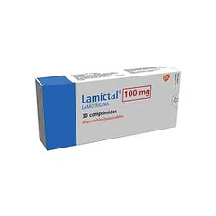 Lamictal 100 mg x 30 Comprmidos Dispersables/Masticables