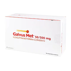 Galvus Met 50/500 mg x 56 Comprimidos