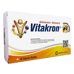 Vitakron Multivitamínico Multimineral 30 Cápsulas Blandas