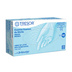 Tresor Guante Examen de Nitrilo Talla S