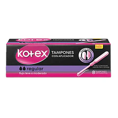 Kotex Tampon con Aplicador Mini x 8 Unidades