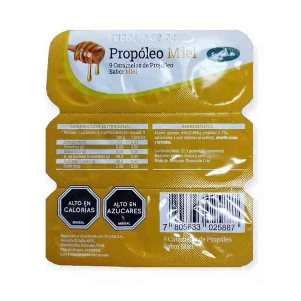 Propoleo Miel x 9 Caramelos Springlife 