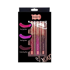Beauty 100 Set Lip Gloss Matte x 3