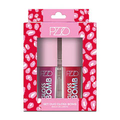 Petrizzio Set Duo Gloss Bomb-Brillo de Labios 2ml x 2