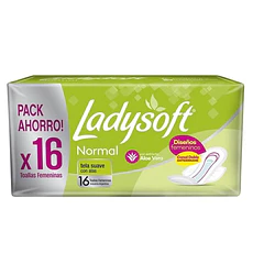 Ladysoft Normal Suave C/a Toalla x 16