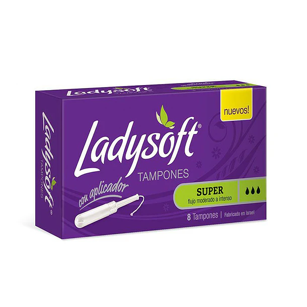 Ladysoft Tampones Super 8 Unidades 