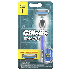 Gillette MACH3 Maquina 2 Cartuchos