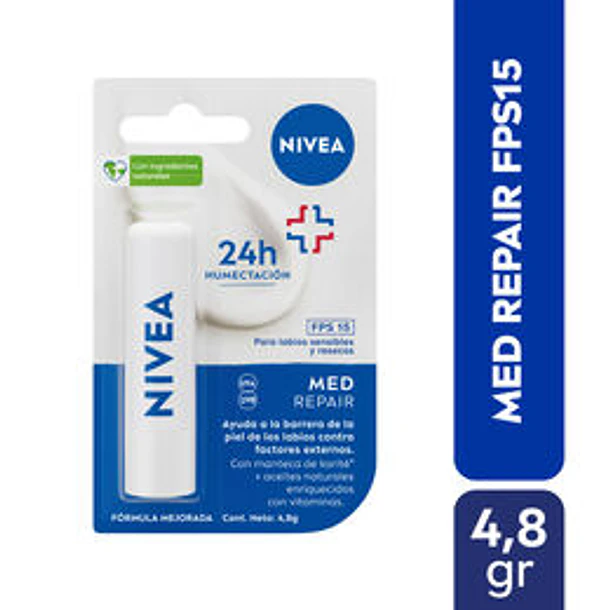 Nivea Protector Labial Med Repair 15spf 4,8 g 