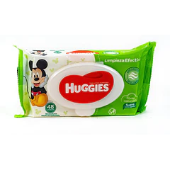 Huggies Toallitas Húmedas Limpieza Efectiva 48 Und