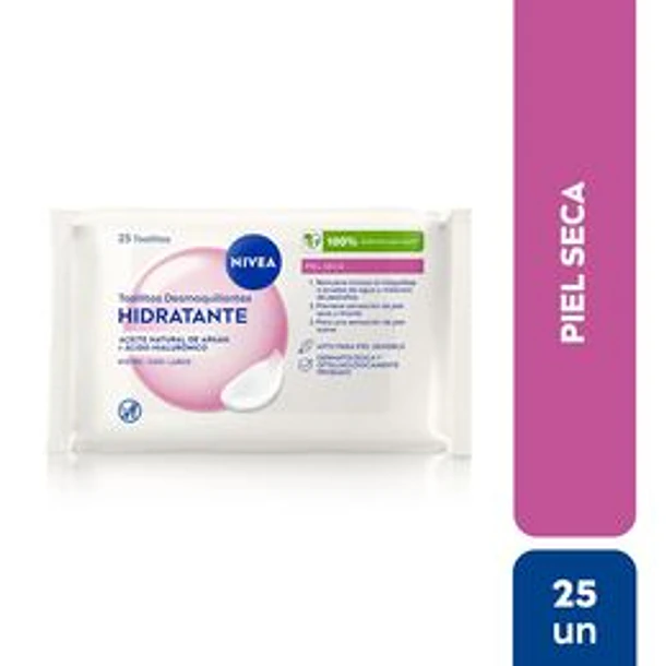 Nivea 3 en 1 Toa Desmaquillante P/Sec 