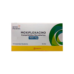 Moxifloxacino 400 mg 10 Comprimidos Recubiertos