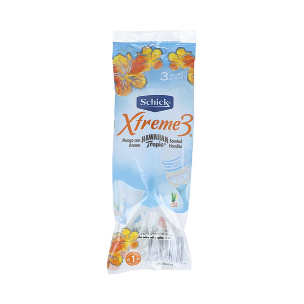 Schick Xtreme 3 Hawaiian Tropic x 1 