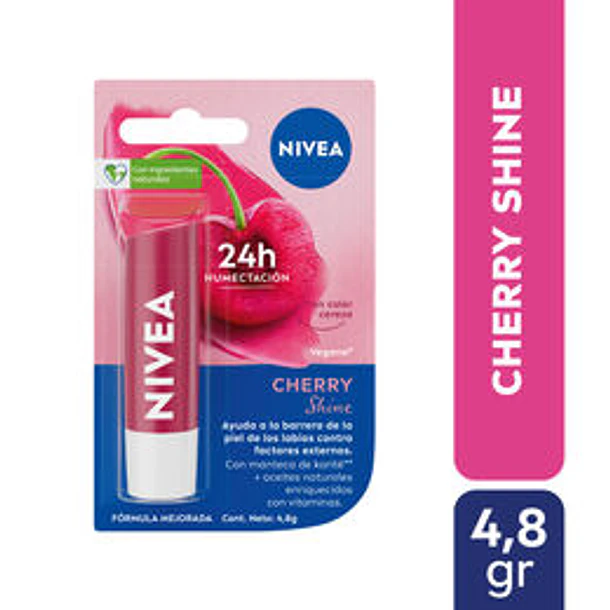 Nivea Protector Labial Cereza Fruity Shine x 4.8g 