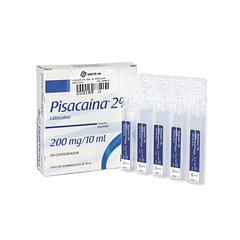 Pisacaina 2% Lidocaina 10 ml