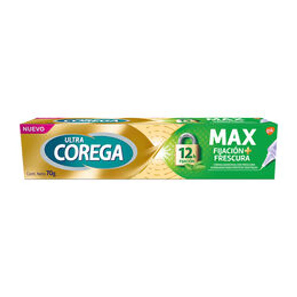 Corega Ultra Maxima Fijación y Comodidad Cre Adh x 70g 