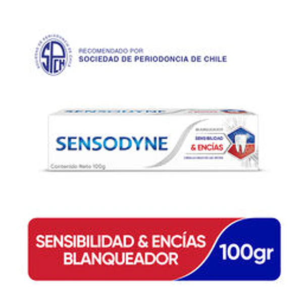 Sensodyne Sensibilidad & Encias Blanqueadora x 100gr Pasta Dental 