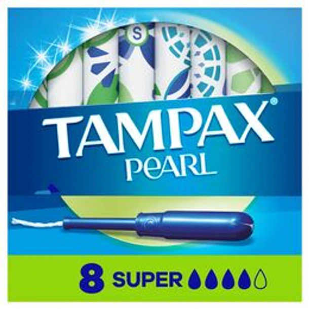 Tampax Pearl Supere 8 Tampones 