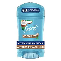 Secret Fresh Defense Coconut x 45g Gel Desodorante