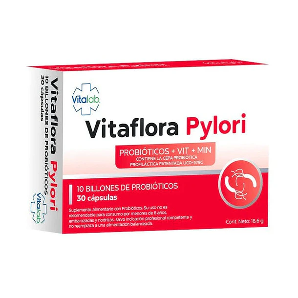 Vitaflora Pylori x 30 Cápsulas 