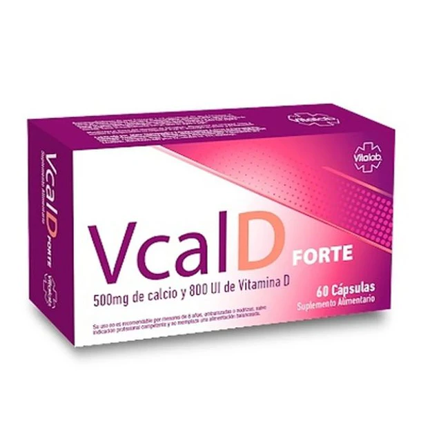 Vcal D Forte Cápsulas 500/800 