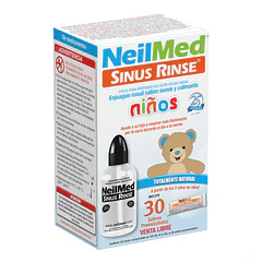 Sinus Rinse Kit Pediátrico 32 Sobres