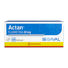 Actan 20 mg x 60 Cápsulas