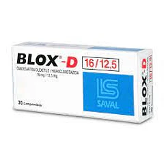 Blox-D Com 16/12,5 mg x 30 Comprimidos