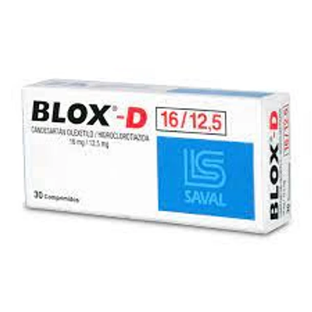 Blox-D Com 16/12,5 mg x 30 Comprimidos 