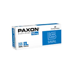 Paxon 10 mg 20 Comprimidos (Buspirona)
