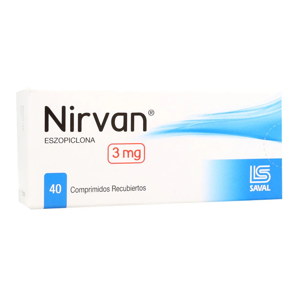 Nirvan 3mg x 40 Comprimidos 