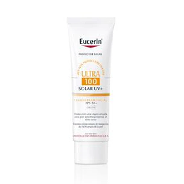Eucerin Protector Solar Ultra 100 Solar Uv+/Fluid Cream Facial FPS50+ 80ml 