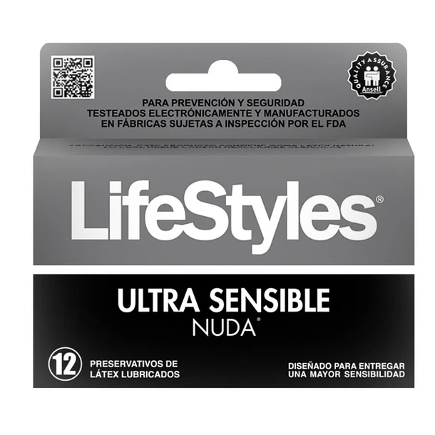 Lifestyles Ultra Sensible Nuda x 12 