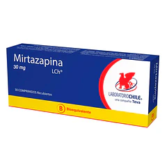 Mirtazapina 30mg x 30 Comprimidos