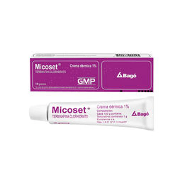 Micoset Terbinafina 1% Crema Dérmica 15 gr 