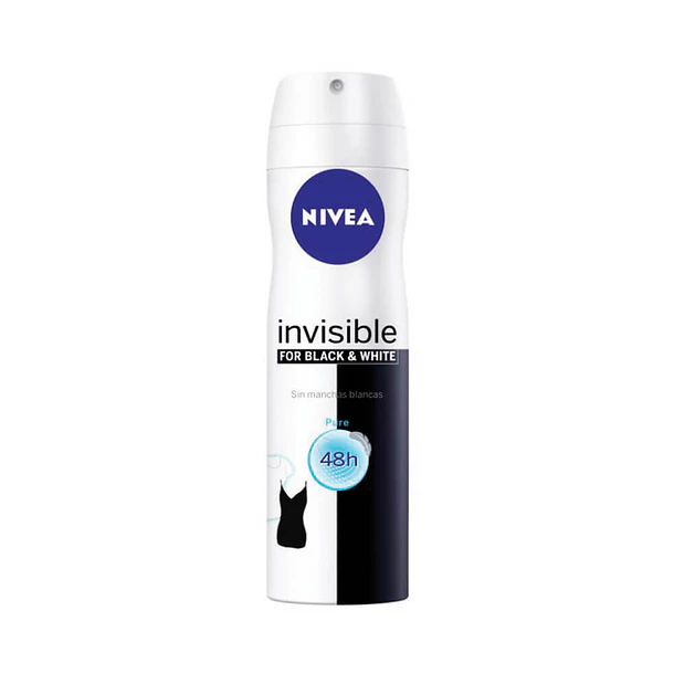 Nivea Deso Spray Black/White Pure 150ml 
