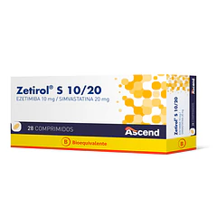 Zetirol S 10/20 mg x 28 Comprimidos