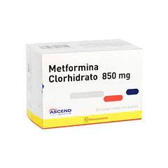 Metformina Com 850 mg x 60 Ascend