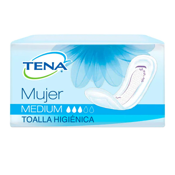 Tena Mujer Toa Hig Medium x 10 Unid 