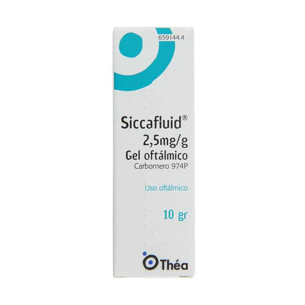 Siccafluid 0,25% x10 ml Gel Oftalmico 
