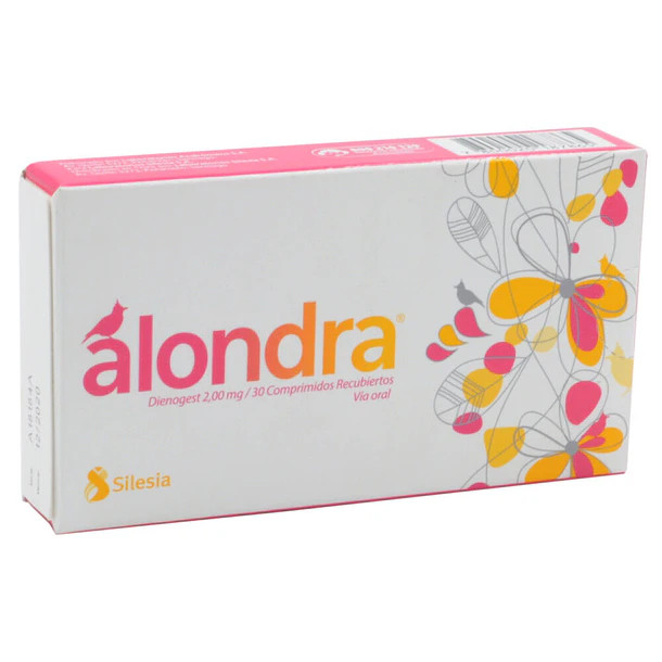 Alondra, Dienogest 2 mg 30 Comprimidos Recubiertos 