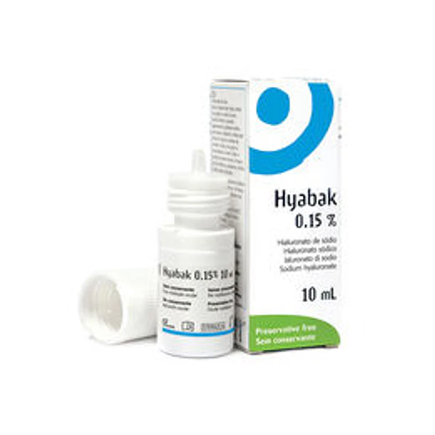Hyabak Sol Oft 0,15% x 10 ml Lubricante Ocular 
