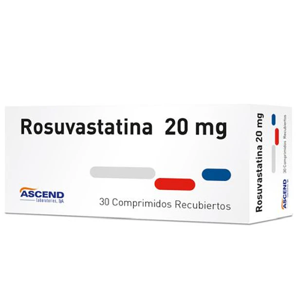 Rosuvastatina 20 mg x 30 Comprimidos Recubiertos 