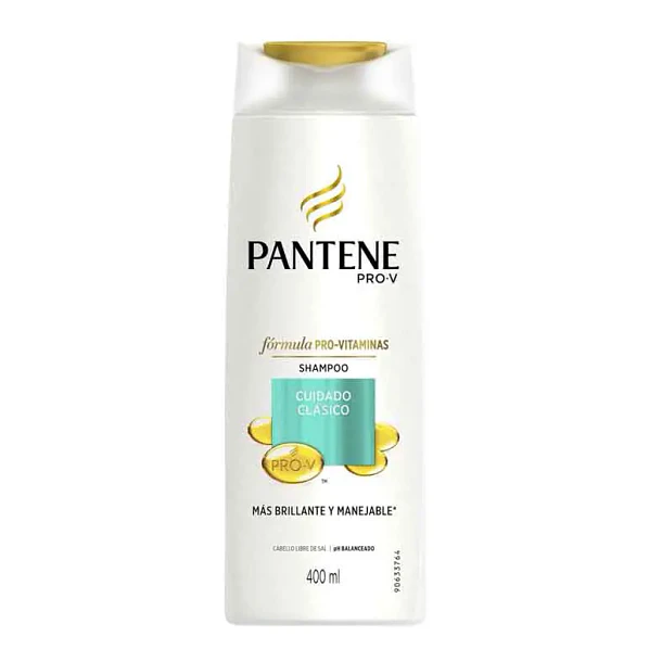Pantene Cuidado Clasico Shampoo 400 ml 