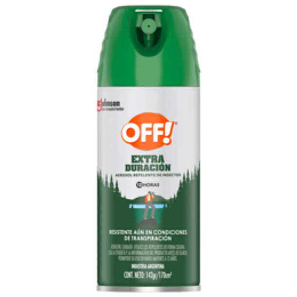Repelente Aerosol de Insectos Off Extra Duracion 