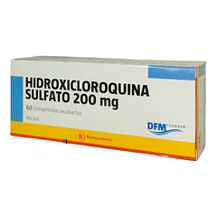 Hidroxicloroquina Sulfato 200 mg x 60 Comprimidos Difem