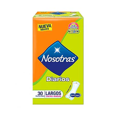 Nosotras Protector Largo 30 Unidades