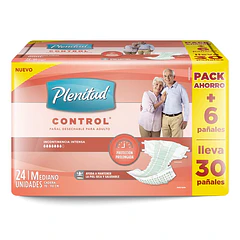 Plenitud Pañal Control Mx 30 Und
