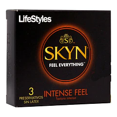 Preserv Lifestyles Skyn Intense Feel x 3